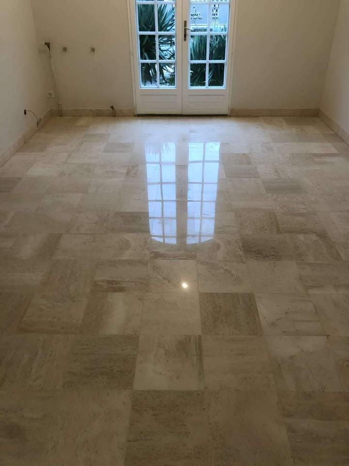 Sol en marbre rénové Montrouge