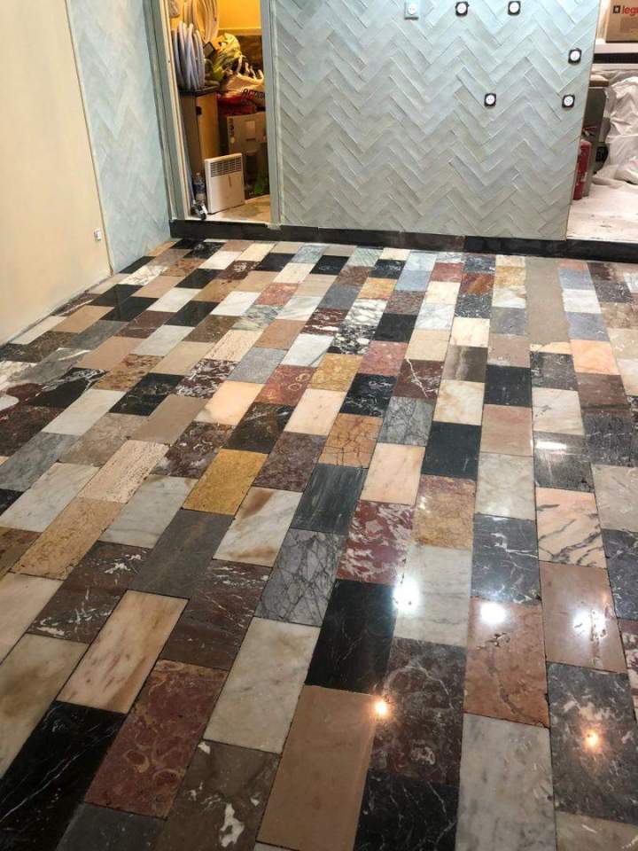 Sol pierre après rénovation Montrouge